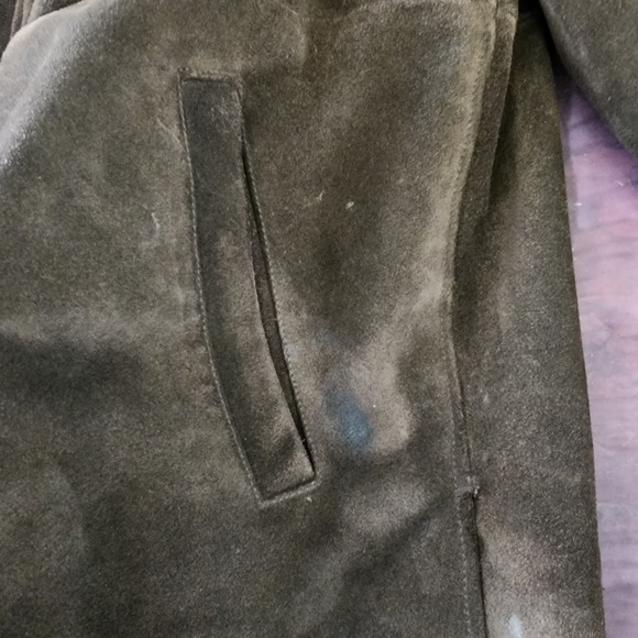 J.Crew Mens Brown Suede Leather Jacket L Preppy Outdoor Quilted Fall Coat Hiking - Picture 12 of 14